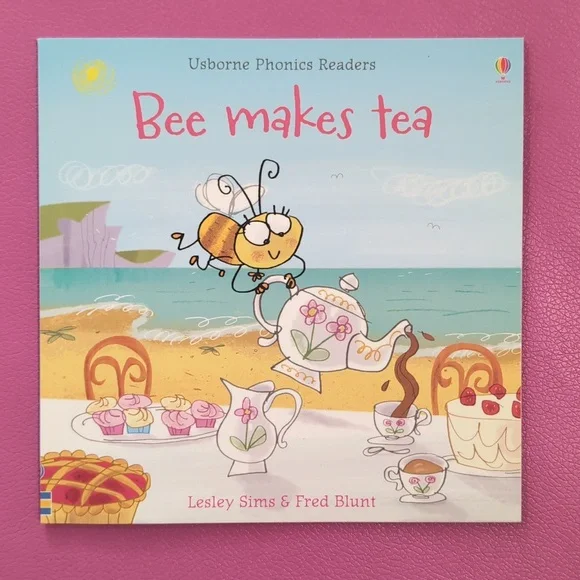 Usborne Mini Phonics Readers Bug In A Rug And Bee Makes Tea - Picture 4 of 5